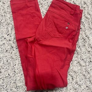TeenBell Bold Scarlet Skinny Pants